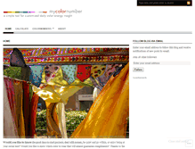 Tablet Screenshot of mycolornumber.com